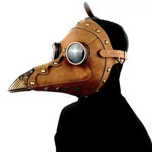 Steampunk Plague Doctor Mask, Long Nose Bird Beek Costume Masquerade Party Masks For Halloween