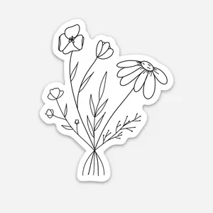 Floral Sticker