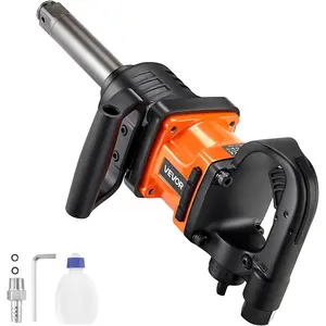 VEVOR 1 Inch Air Impact Wrench, Up to 1800 ft-lbs Nut-Busting Torque, 18.7 lbs Lightweight Pneumatic Impact Gun with 6" Extended Anvil for Heavy Duty Repairs and Maintenance