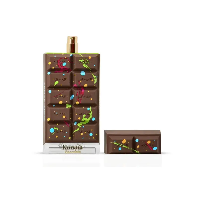 Armaf Dubai Delicacy Kunafa Chocolate Eau de Parfum, Gourmand Unisex Fragrance with Creamy Vanilla & Caramel, 3.4 oz, Caramel-Flavored Unisex Fragrance, Chocolatey Unisex Fragrance