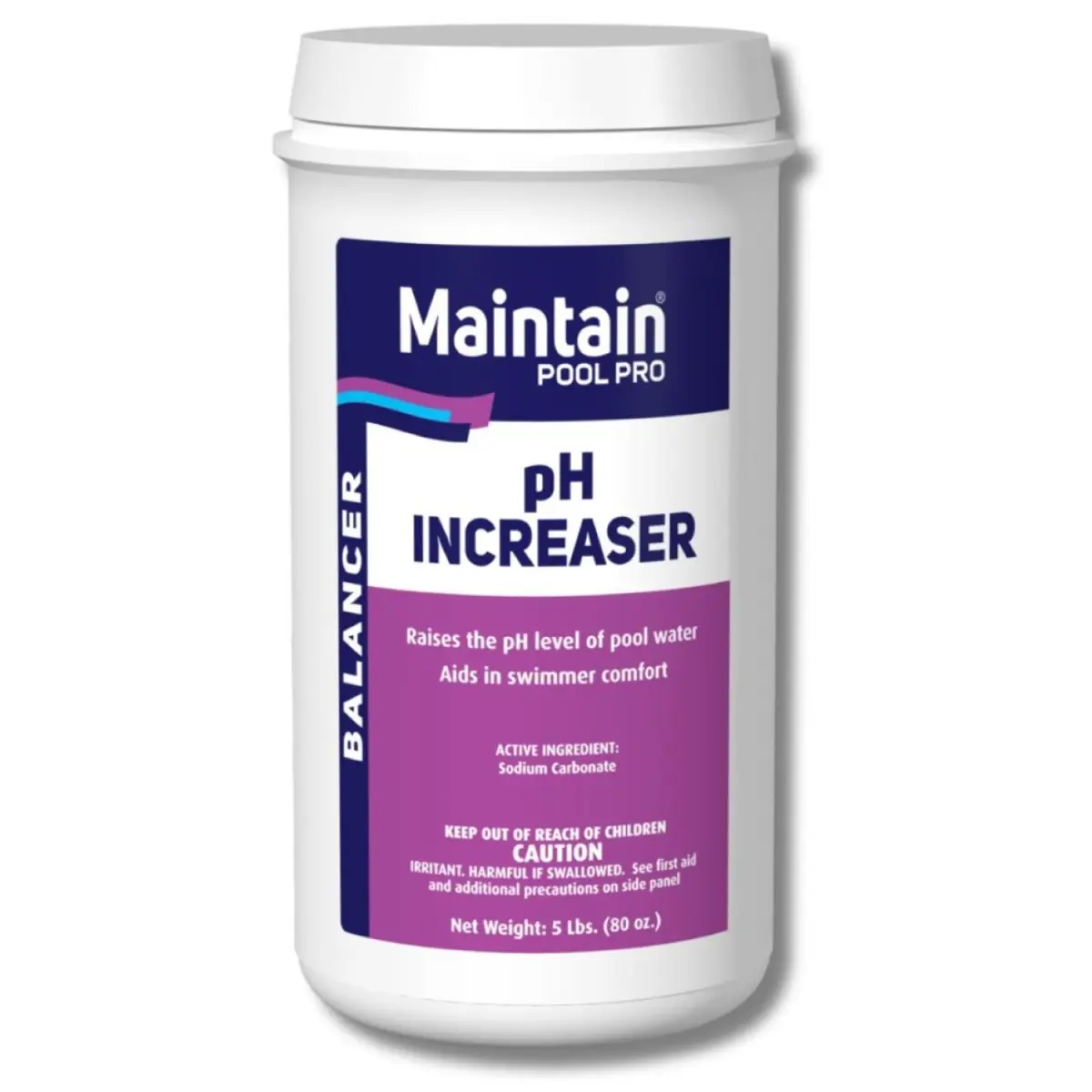 Pool Central 35855336 Maintain Pool Pro Balancer pH Increaser - 5 lbs., Swimming Pool