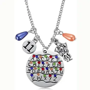 【BUY 1 GET 1 FREE】Strange ABXYZ Necklac Charm Jewelry Alphabet Light Halloween Cosplay Jewelry for women and men