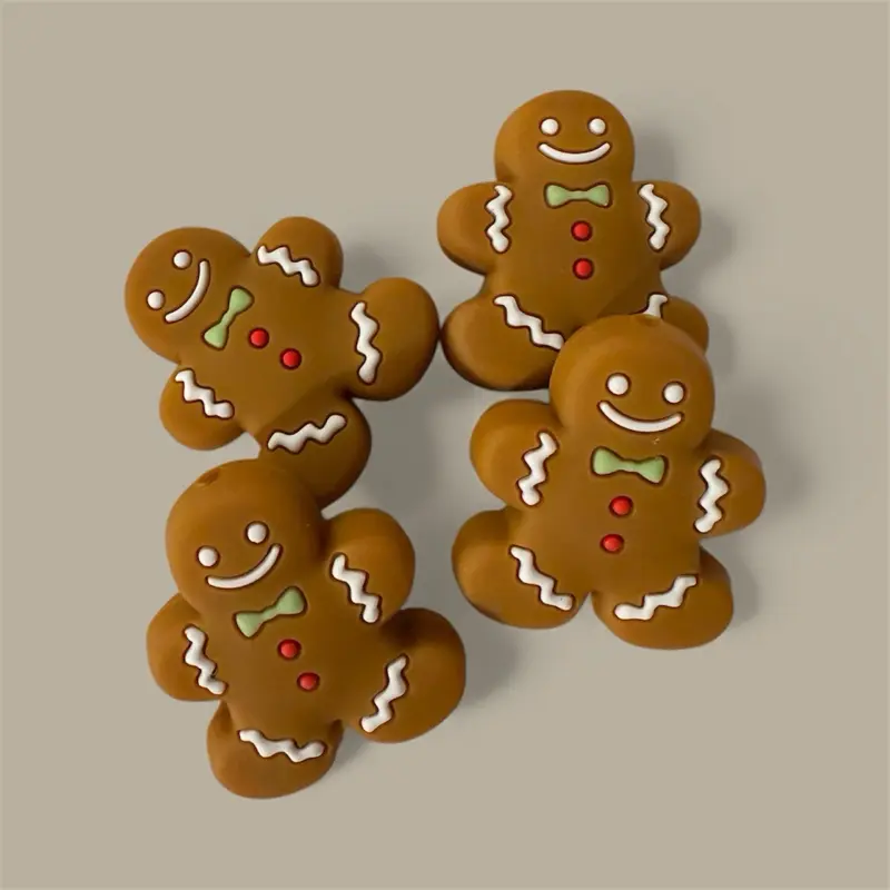 Gingerbread man silicone focals.