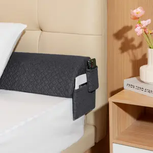 Bed Wedge Pillow Headboard/Queen Bed Gap Filler/Mattress Gap Filler Firm Support Sleeping Pillow 60"×8"×6" to Fill The Gap (0-6") between Headboard and Wall