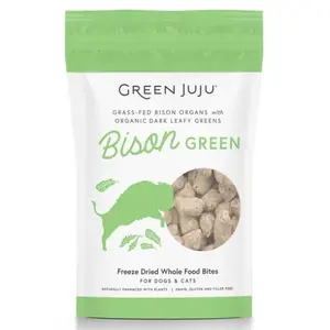 Green Juju Freeze-Dried Bison Green Bites