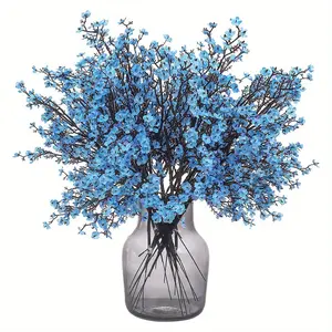 12pcs Artificial Flower Bouquet - Faux Flower Bouquets, Lifelike Fabric Flowers for Home & Kitchen Decor, Perfect for Dining Table Centerpieces, Bedroom Accents, Home Decor Accessory & Holiday Celebrations - Indoor Flower - No Container Included