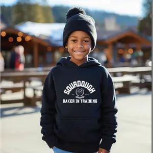 "Sourdough Baker in Training" Youth Hoodie Sweatshirt