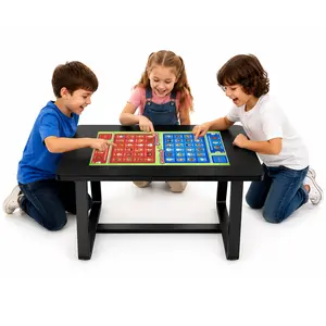 MWE 32" Family Touchscreen Game Table, Android 13 Smart Coffee Table with Detachable Display, Multi-Touch Interactive Gaming & Learning Hub