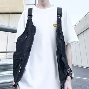 Streetwear Essential! 2-in-1 Convertible Vest Tote Bag, Perfect For City Commute #Streetwear #Techwear #VestBag #CommuterBag #CityStyle