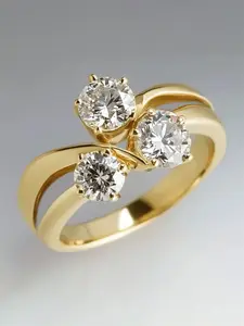 1 PC Gorgeous Cubic Zirconia Rings Stackable Engagement Ring For Women For Wedding Party Jewelry Valentine's Day Gift