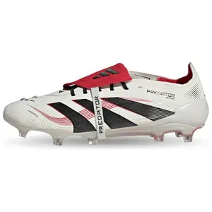 Adidas PREDATOR ELITE Fold-Over Tongue Football Cleats for Men and Women with FG Studs, Slip-Resistant and Durable Trending Shoes, House White Official Shoes to Get / Maison Mihara