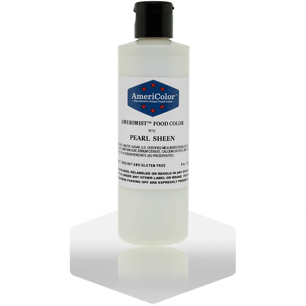 AmeriColor, Pearl Sheen, 9 Ounce, AmeriMist Airbrush Food Coloring