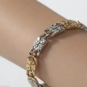 2026 Hot Selling European American Cube Block Chain Bracelet Punk Hip Hop Unisex INS Trendy Style Versatile Fashion Jewelry Men Women Daily Wear All Match Cool Personality