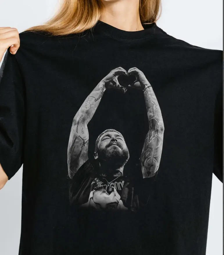 Malone Music Rap Vintage Graphic Shirt