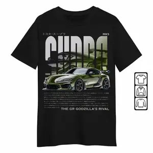 Supra MK5 JDM Shirt – Boosted Japanese Car Tee, Harajuku Streetwear Style for Car Tuners, Unisex Modified Car Gift