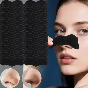 50pcs Pore-Cleansing Nose Patch for All Skin Types, Unisex Adult Blackhead Remover, Aloe Vera Scented, Alcohol-Free, Gentle Cleansing Strip