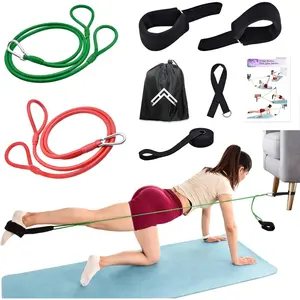 Resistance Pilates System Reformer Style Pilates Lightweight Portable Pilates for  Gym, 2 count Resistance Bands,1 Door Anchor,1 Exercise Straps,1 Handle Straps