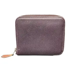 Pre-owned HERMÈS Calfskin Small Leather Goods Hermes Bifold Wallet Vau Epsom Wallet