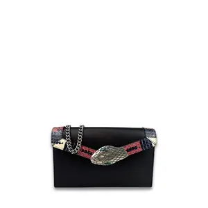 Pre-owned GUCCI Leather Clutches & Wristlets Kingsnake Lilith Clutch