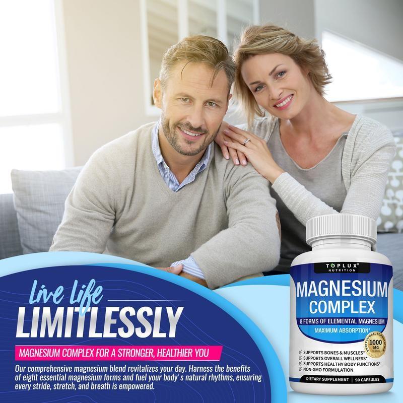 Toplux Magnesium Complex: A Comprehensive Supplement Containing Eight Bioavailable Magnesium Forms