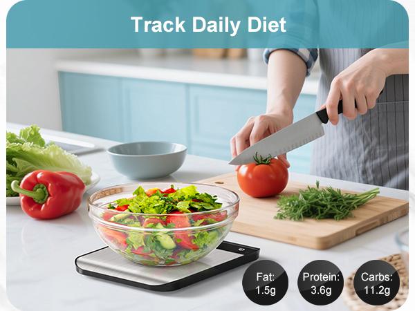 Ultrean Smart Digital Kitchen Scale, with High Precision 0.1g/0.001oz & App for Tracking Food, Calories, Macros, Dieting, Cooking, and Baby Food Ultrean Smart Digital Kitchen Scale, with High Precision 0.1g/0.001oz & App for Tracking Food, Calories, Macros, Dieting, Cooking, and Baby Food