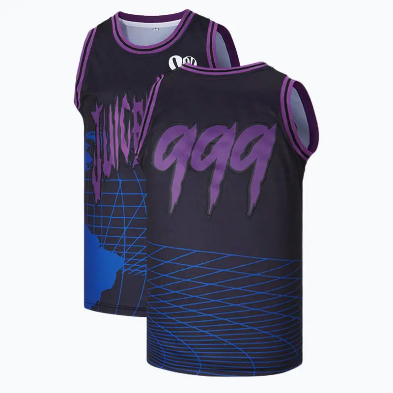 Men's #999 Fitted Polyester Retro Vintage Hip Hop World Basketball Jersey - Stitched Number, Embroidered Sportswear Top, Streetwear Party OOTD Athletic Vest, Retro Print