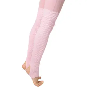 Leg Warmers & Socks for Women's Dance & Yoga - Open Toe & Heel - Eighty's 80s Ribbed Party & Sports Socks