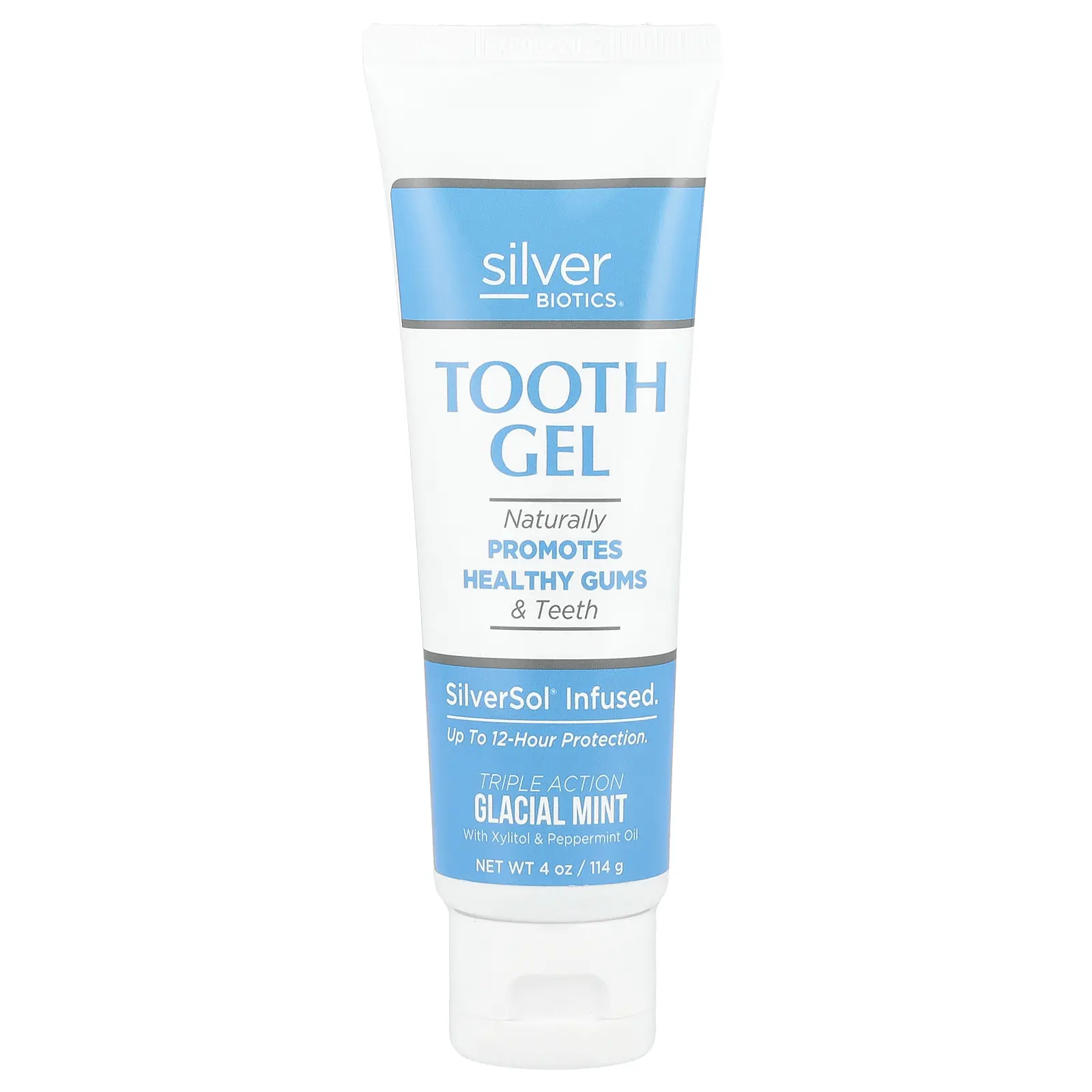 American Biotech Labs Silver Biotics®, Tooth Gel, Glacial Mint, 4 oz (114 g)
