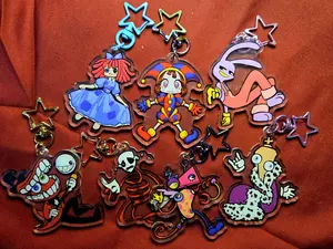 The Amazing Digital Circus Keychains