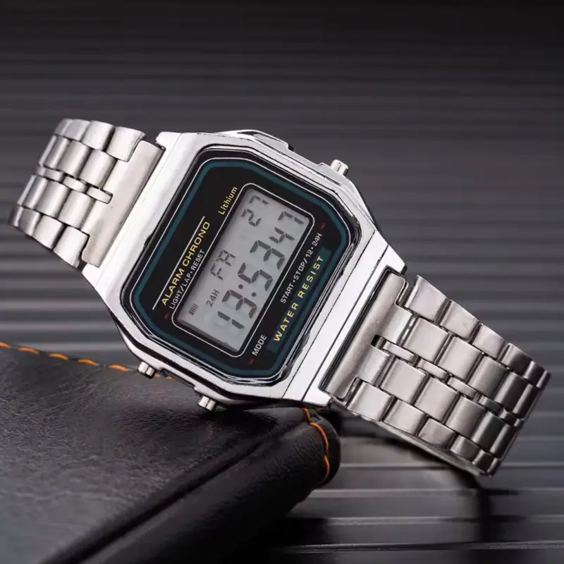 Men’s Digital out door watch. Stainless steel waterproof.