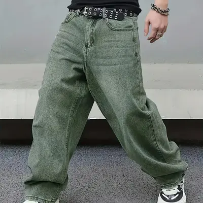 Uniqlo Wide Jeans Man Uniqlo Wide Straight Jeans Men TikTok Shop