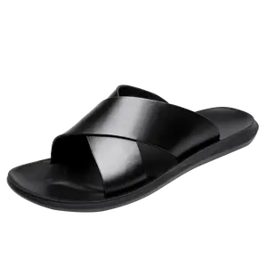 DINAOR Summer men's lightweight and comfortable sandals, rubber sole, matching design, beach outdoor shoes