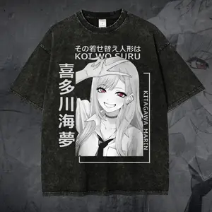 valentine shirts My Dress-Up Darling Marin Kitagawa Bootleg Style,My Dress-Up Darling Marin Kitagawa Casual Washed, Marin Kitagawa Hoodie