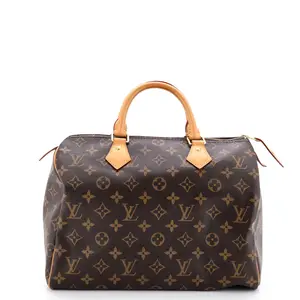 Pre-owned Louis Vuitton Canvas Coated Top Handle Bags Speedy Handbag Monogram Canvas 30 by Rebag