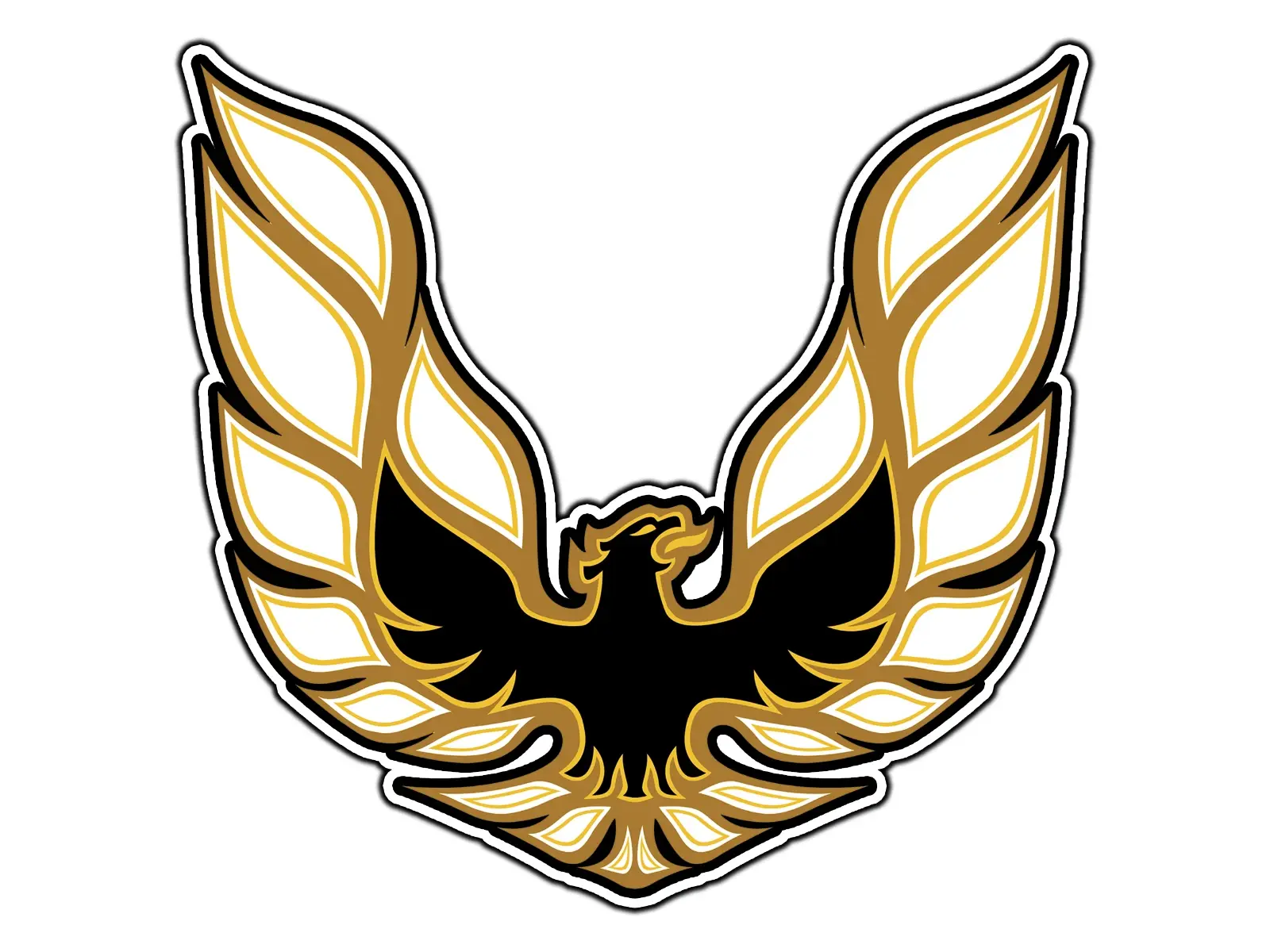 #0767 Pontiac Firebird Logo #1 Sticker Brand Waterproof Vinyl Decal Die-Cut Car