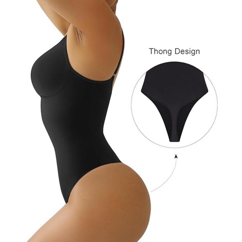 Women's Shapewear Bodysuit Tummy Control Body Shaper Seamless Sculpting Snatched Waist Body Suit