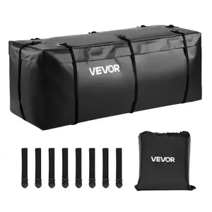 VEVOR Hitch Cargo Carrier Bag, Waterproof 840D PVC, 59.84 x 23.9 x 24.02 in (20 Cubic Feet), Heavy Duty Cargo Bag for Truck Bed Storage with 8 Reinforced Straps, Suitable for Car Vans Hitch Basket
