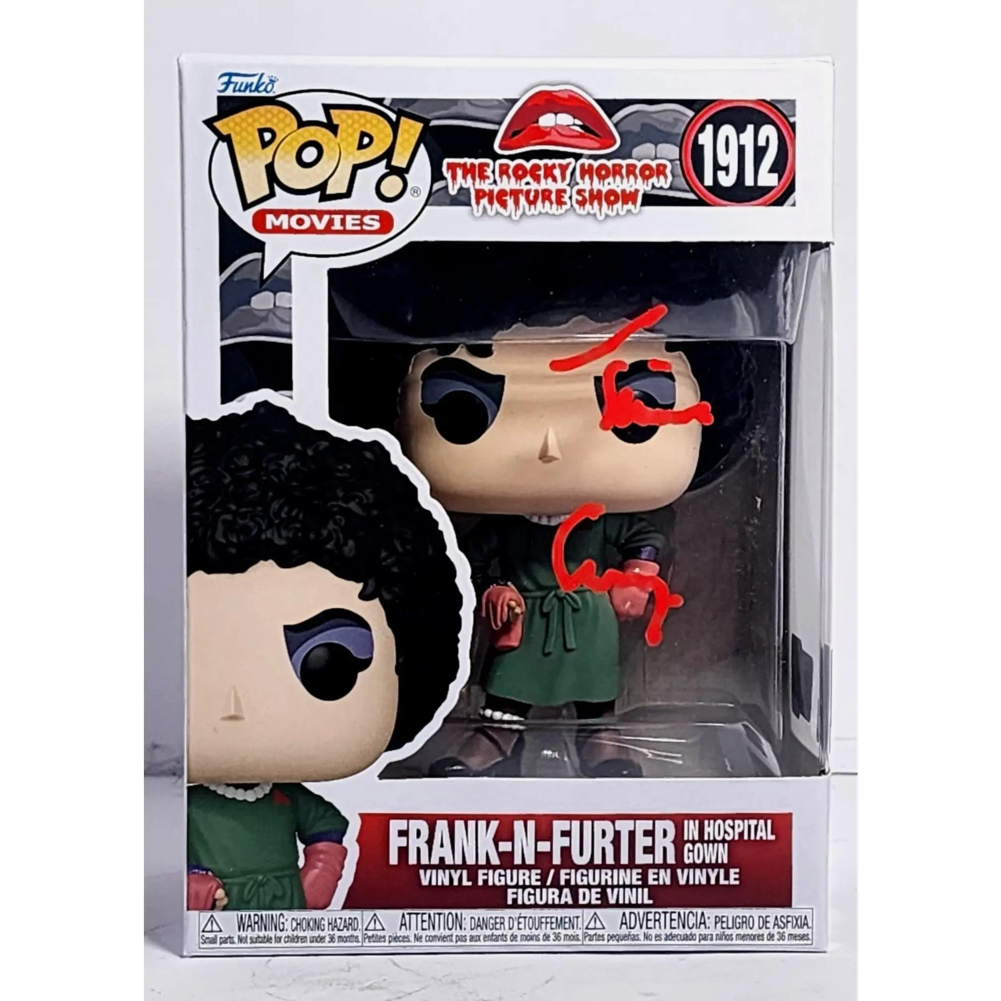Funko Pop Frank-N-Furter in Hospital Gown Signed by Tim Curry #1912