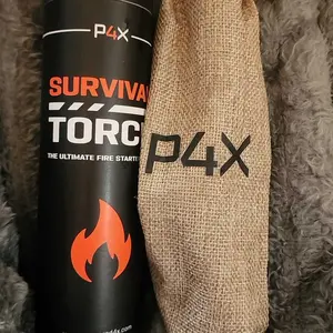 Prepared4X Emergency Survival Tool – All-in-One Outdoor Gear with Waterproof Wick Rope & Steel Striker for Camping Hiking & Survival Kits