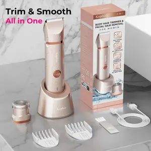 Flawless Glide Bikini Trimmer Painless Electric Shaver for Silky Smooth Skin IPX7 Waterproof USB Rechargeable Dual Action Smoothing Wet Dry Freedom Handle Adjustable Must-have Gift