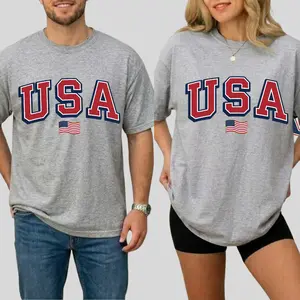 USA Patriotic Shirt | American Flag 4th of July Tee | Independence Day Outfit | USA Pride Graphic T-Shirt for Men Women | Unisex Patriotic America Tee