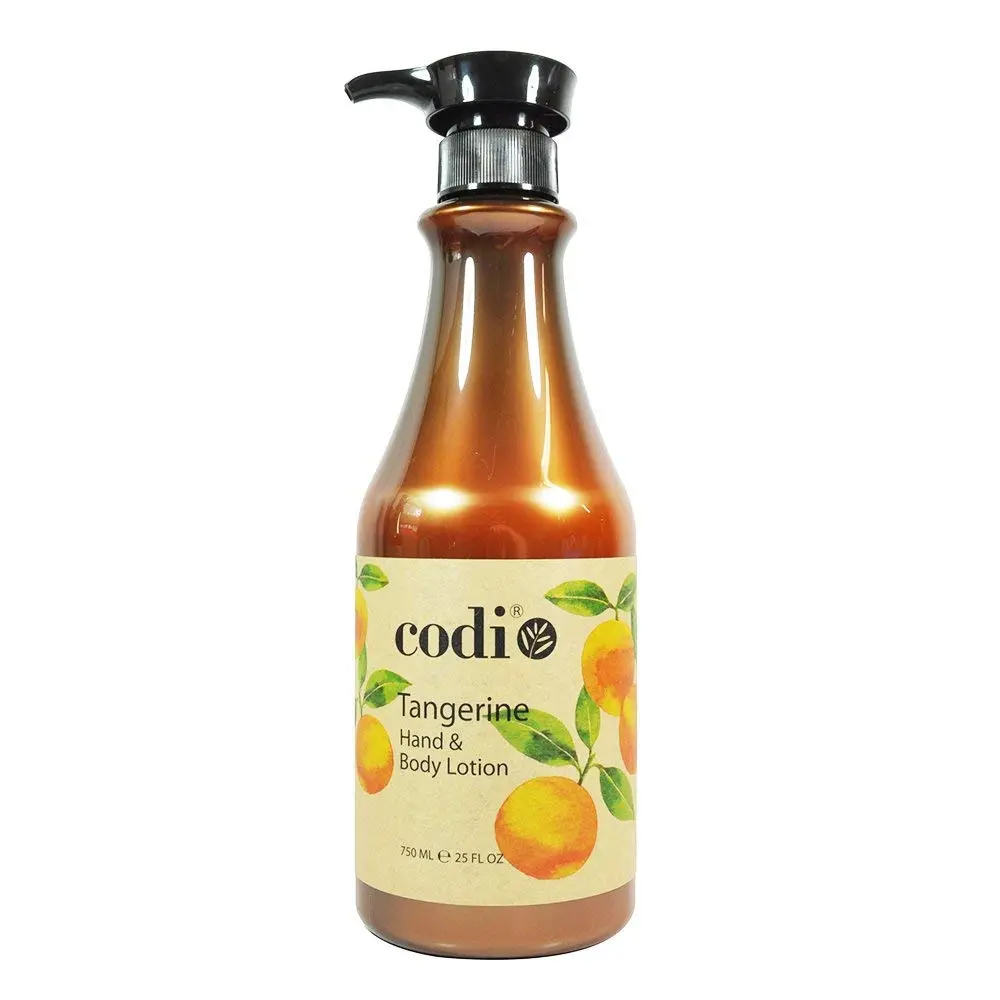 Codi Tangerine Hand & Body Lotion, Scented Daily Moisturizer for Rich Hydration and Soft Skin, For All Skin Types, 750ml (25 fl oz), Body Care, Water Base, Alcohol-Free, Deep Hydrates
