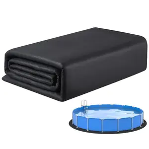 18ft Round Pool Liner Pad, Pool Liner Pad for Above Ground Swimming Pools, Pool-Mat Prevents Punctures, Recycled Geotextile Material Underlayment Pads, Extend Service Life