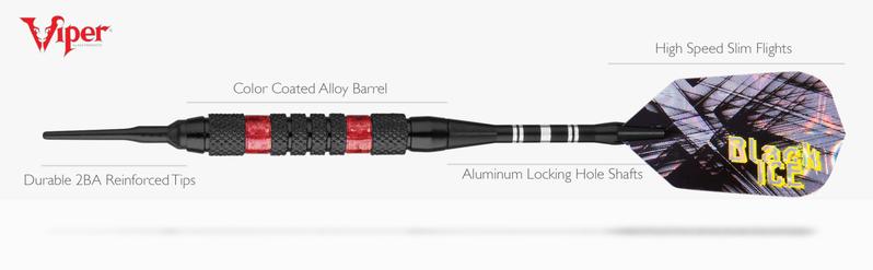 Viper Black Ice Blue Soft Tip Darts