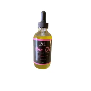 A1 Hair Collection| Growth & Anti-itch Rosemary Mint  Hair Oil, 4oz Haircare Comfort