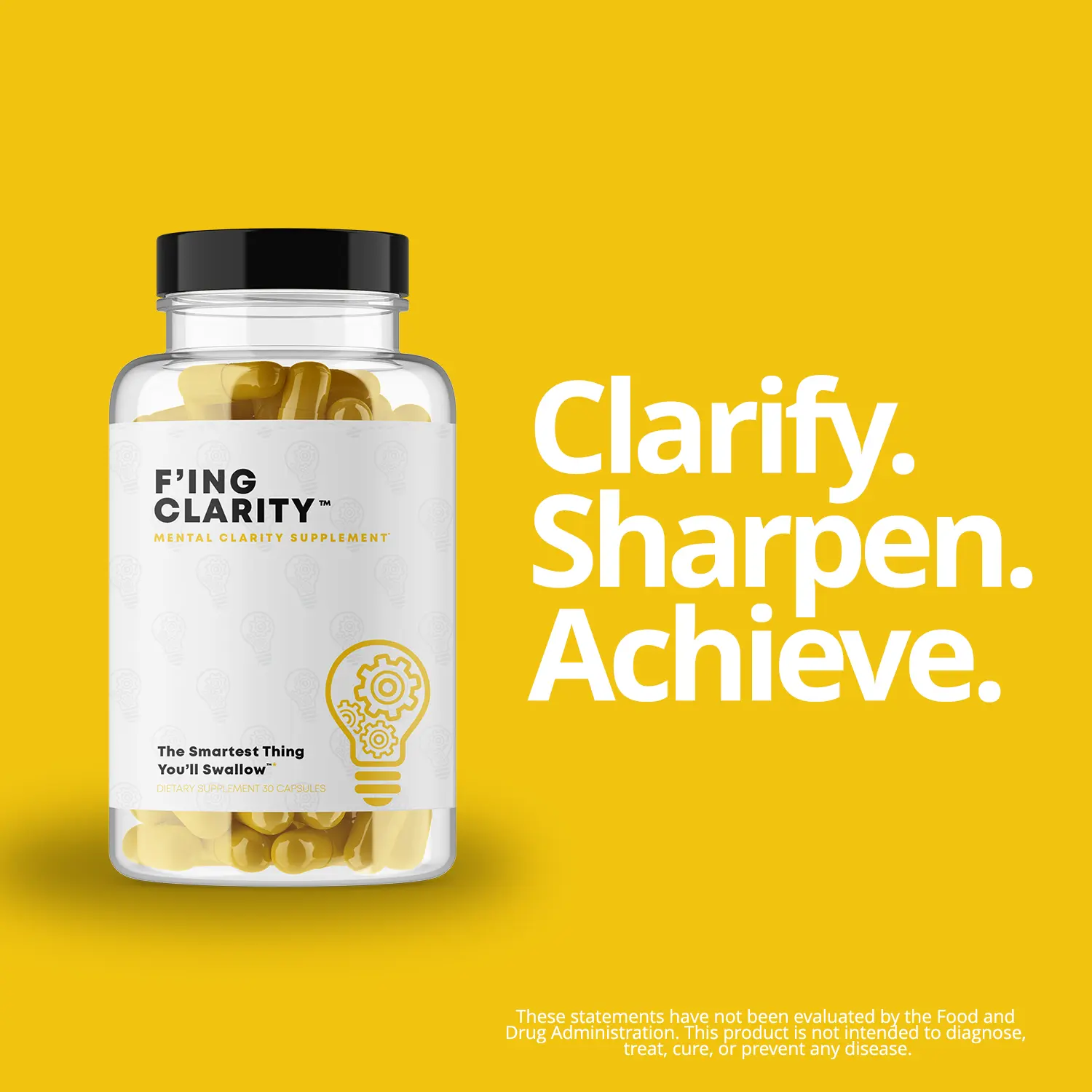 F'ing Clarity - Best Supplements for Brain Fog Relief | Improve Memory & Focus