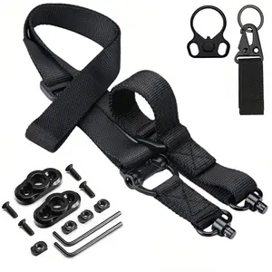 Heavy Duty 2 Point Quick Adjust Sling - Durable Tactical Gear Strap with QD Sling Swivels & Fast-Adjust Thumb Loop, High-Strength Outdoor Gear