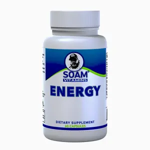 SoamEnergy x 60 Capsules - Energy Dietary Supplement - Vitamin Complex - SOAM VITAMINS