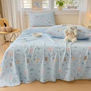 3pc High-Density Dual-Layer Bedding Set, Soft and Breathable, Suitable for All Seasons, Ideal for Bedroom and Guest Room, Bedsheet Sets