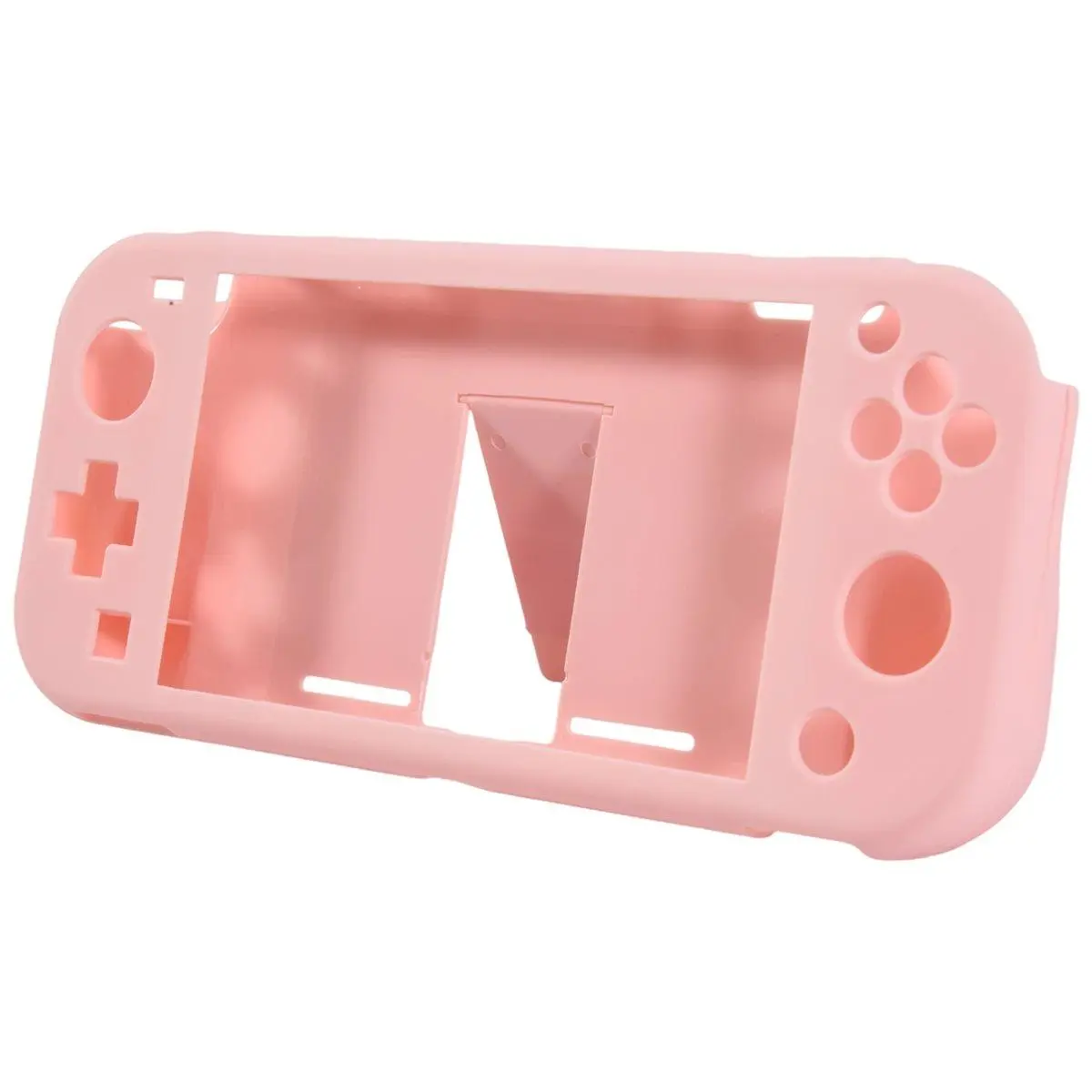 Pink Protection Case for Nintendo Switch Lite with Kickstand Hard Case for Nintendo Switch Lite Games Console with Stand